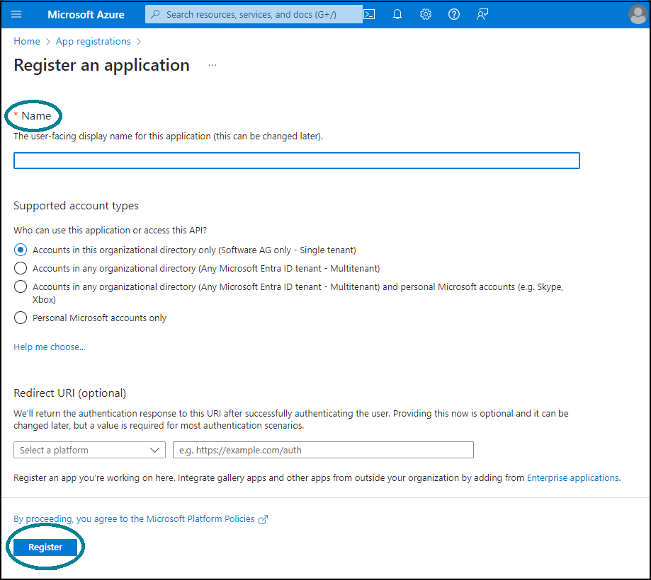 New application