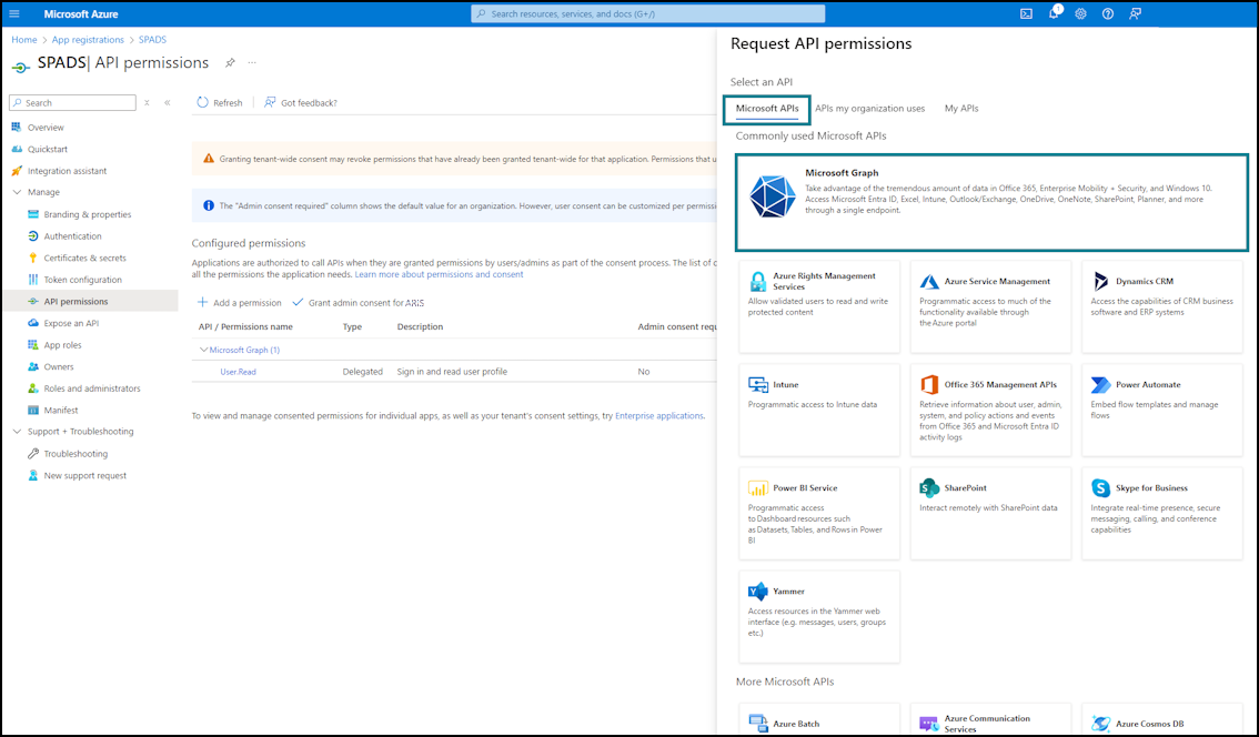 Microsoft® Graph