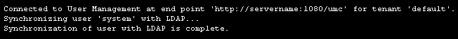 LDAP synchronization with password encryption