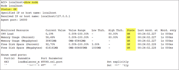Show node